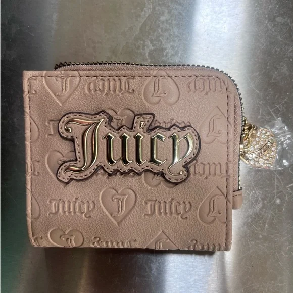 Juicy Couture Beige Embossed Wallet - Picture 1 of 5